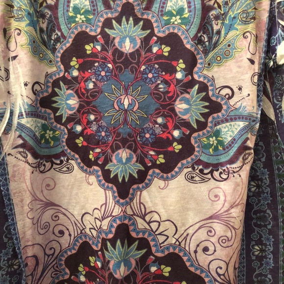 Unity World Wear Petite Large Girly Gem Floral Top - Picture 5 of 8